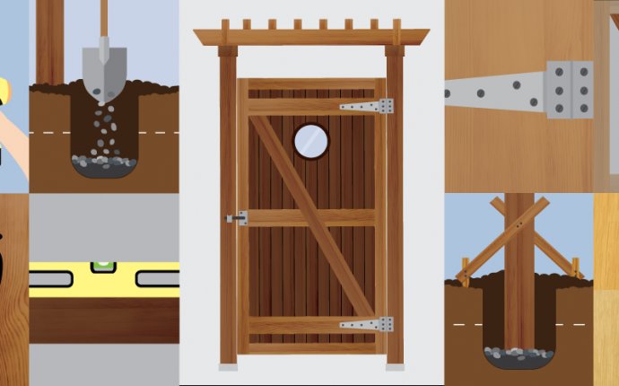 Installing gate hinges